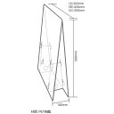 アーテック ArTec 051078 飛沫防止 透明パーテーション 小 1．0 パーティション 軽量 衝立 会社 飛沫防止透明軽量パーテーション 51078衛生用品 飛沫対策 清掃