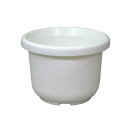 アップルウェアー 4905980030015 輪鉢F型5号WH ホワイト 植木鉢 プラスチック apple プラ鉢 アップルウェアー輪鉢F型 ガーデニング用品 ...