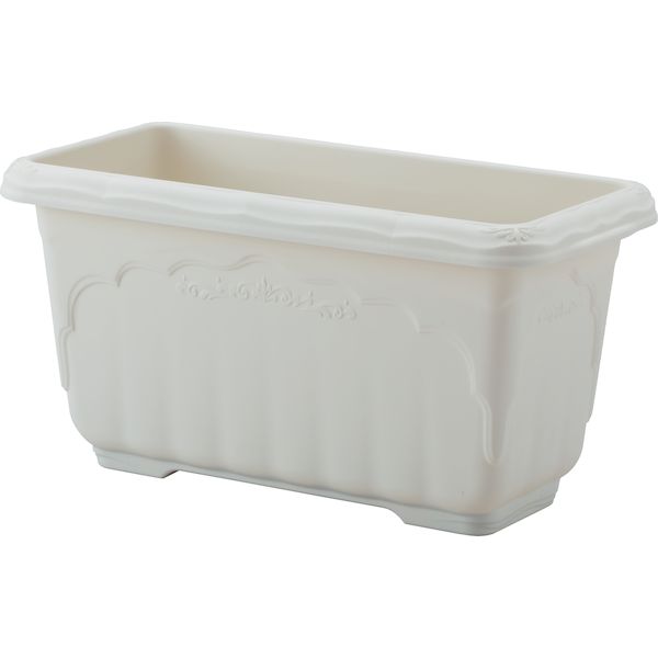 アップルウェアー 4905980113213 クイーン深型 450型WH ホワイト 深型プランター クィーン 植木鉢