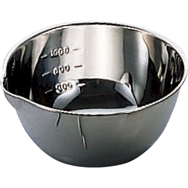 直送 代引不可・他メーカー同梱不可 4967151095032 竹井器物製作所 TKS 18−8目盛付片口ボール 21cm 手無