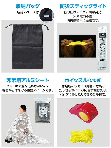 アーテック ArTec 035502 緊急避難セット12点 edenki-19905878 測定器・工具のイーデンキ サンプル画像3