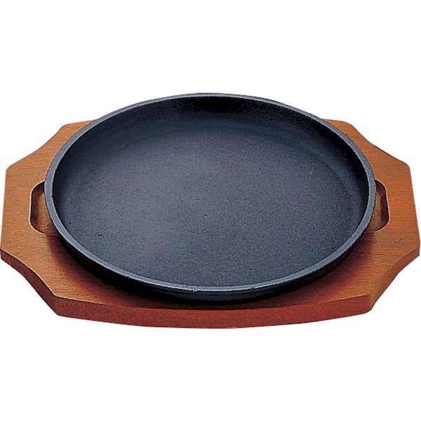 4968287000204 トキワ トキワ ステーキ皿 304 丸型 大 22cm 深さ19．5mm トキワステーキ皿 中部コーポレーション