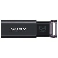 4905524896374 ソニー ポケットビットU 64GB ブラック USM64GU B USM64GUB SONY USBフラッシュ USBメモリー キャップレス