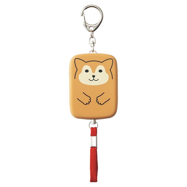 リヒトラブ LIHIT LAB. A-7718-2 SMART FIT PuniLabo 防犯ブザー 2シバイヌ プニラボ スマートフィット ボウハンブザー