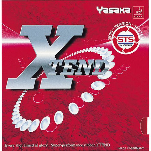 4545326234013 ヤサカ エクステンド レッド 5 B43 裏ソフトラバー アカ TA 特厚 卓球ラバー 卓球ラケットラバー テンション系 XTEND レディース