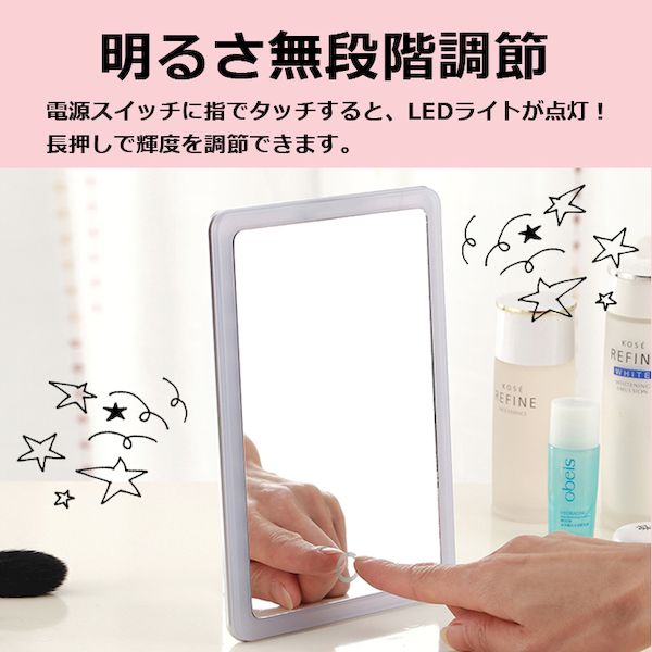 KW063PK アクトレスミラー スマート ピンク [3]