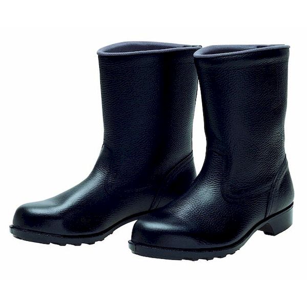 【12/10限定！抽選で最大100％ポイントバック】【個人宅配送不可】【個数：1個】4979058184115 直送 代引不可・他メーカー同梱不可 ドンケル 安全靴 半長靴 ラバー1層底 耐滑 606 ブラック 23．0