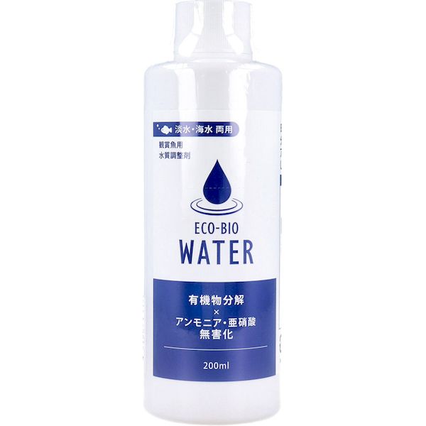 4540094414063 エコ・バイオウォーター 観賞魚用水質調整剤 淡水・海水両用 200mL