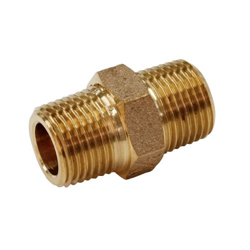 リビラック 4560489952871 砲金六角ニップル BCN20【キャンセル不可】