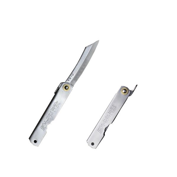 永尾カネ駒製作所 2900000899346 肥後守ナイフ UK079 VG10 ステンレス鞘 大100mm【キャンセル不可】