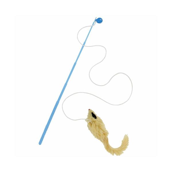 Toys - ペティオ 4903588250125 CATTOY猫用じゃらしふわふわマウス