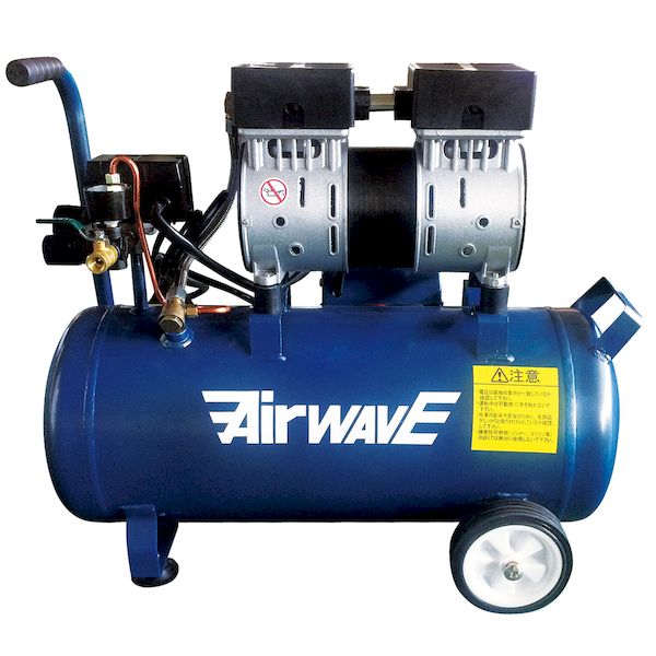 (LINEクーポン有)和コーポレーション KAZ KT-025S 直送 代引不可 他メーカー同梱不可 【軒先渡し】AirWAVE 静音オイルレスコンプレッサー 25L KT025S
