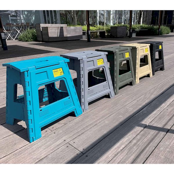 【ポイント2倍】4589799541780 TRI スロウワー 折りたたみチェア FOLDING STOOL Casino グレー 耐荷重180kg SLW178 踏み台 SLOWER通販格安セール情報 楽天 通販