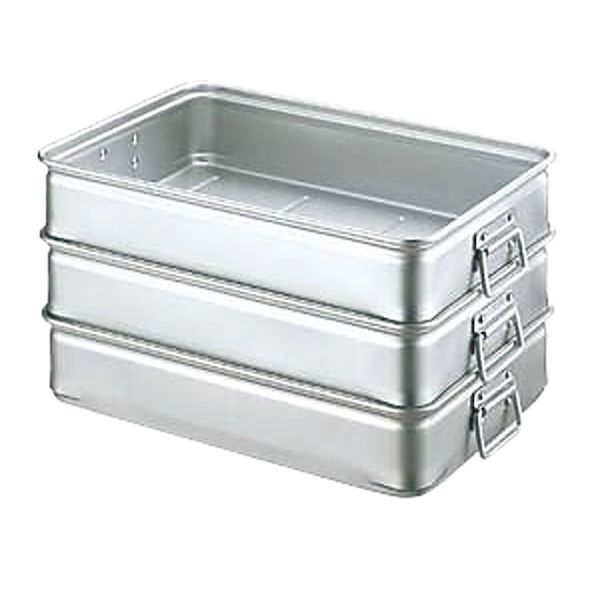 【1個入】4571335102364 中尾アルミ製作所 キングBOX 手付 中 110 アルマイト キングボックス キングボックス中 番重