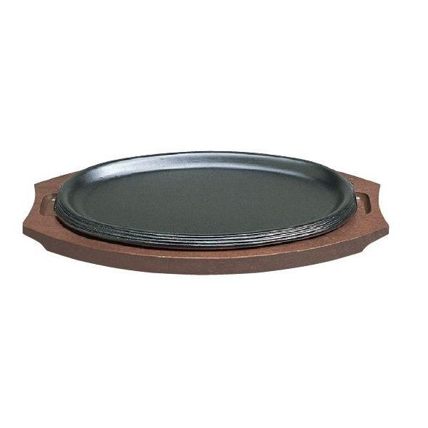 4968287000389 中部コーポレーション トキワ ステーキ皿 323 ライン トキワステーキ皿 鉄製ステーキ皿 CHUBU 鉄鋳物製