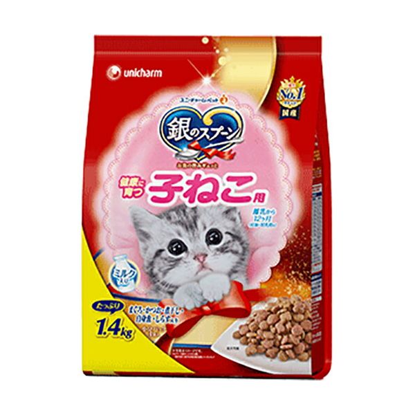 Natural - ユニ・チャーム 4520699645390 銀スプ贅沢うまみ子猫魚づくしミルク1．4kg