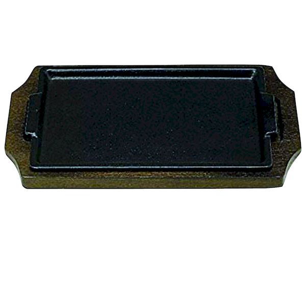 4560378690815 三和精機製作所 Sステーキ皿デラックス角型29cm 業務用ステーキ皿 ステーキ用品 鉄板