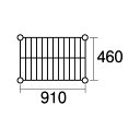 4933315732617 直送 代引不可 他メーカー同梱不可 エレクター スーパーエレクター棚MS910 棚板 スーパーエレクターシェルフ KND-137013 HEL1913 ERECTA