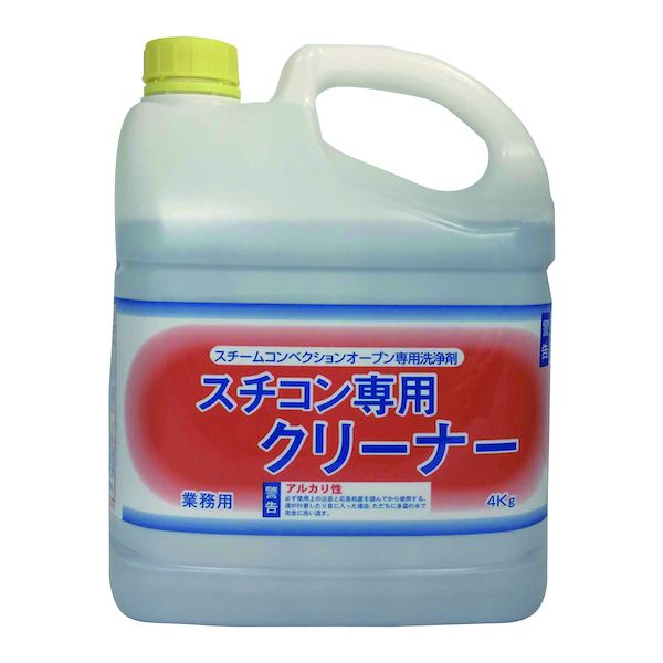 4975657230093 ニイタカ ニイタカスチコン専用クリーナー4kg 業務用 スチームコンベンション オーブン用洗浄剤 清掃用品 230250