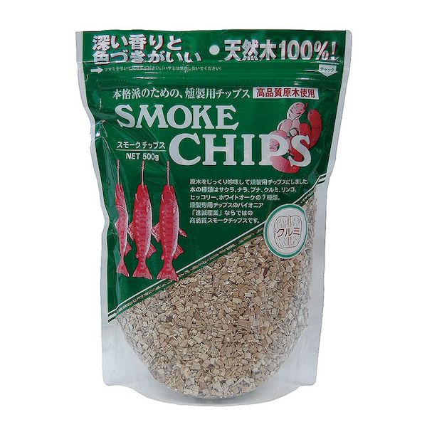 4510407300406 進誠産業 進誠 スモークチップス クルミ スモーク用チップ オニクルミ 500g DSM07003 燻製 スモーカー 111120 アウトドア