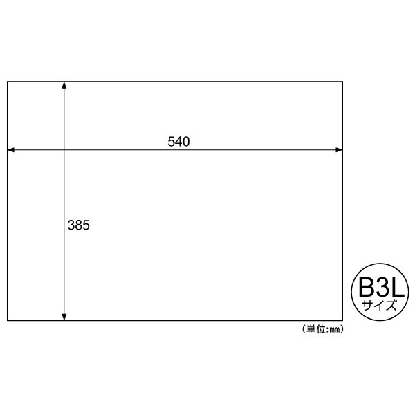 ヒサゴ HN/B3L 【100個入】 製図ケント紙 B3L