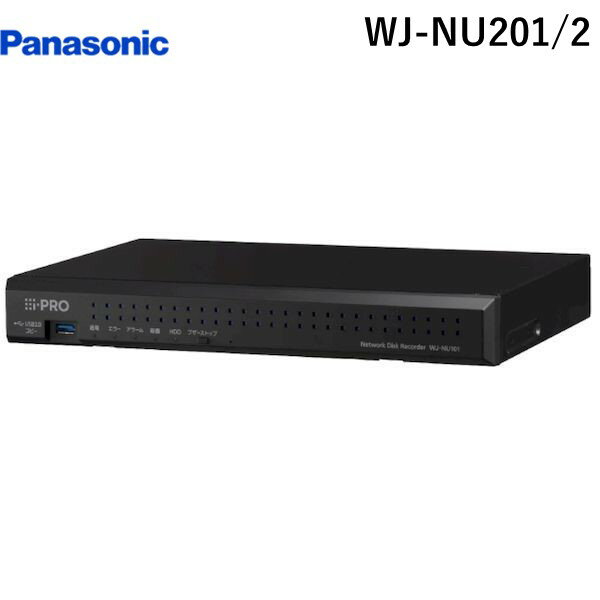 パナソニック電工 Panasonic WJ-NU201/2 ネットワークディスクレコーダー 2TB 2TBx1 WJNU201/2