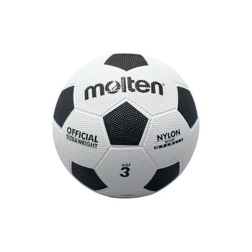 モルテン molten F3W 亀甲ゴムサッカー 白×黒 3号 サッカーボール 亀甲ゴムサッカーボール ジュニア 小学校用 モルテン molten F3W 亀甲ゴムサッカー 白×黒 3号 サッカーボール 亀甲ゴムサッカーボール ジュニア 小学校用