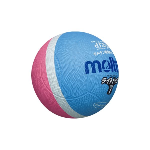 モルテン molten SLD1PSK ライトドッジボール サックス×ピンク 1号 ライトドッジボール軽量 サックスxピンク