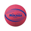 ミカサ MIKASA 4907225005499 MSN64−R ソフトバレー円周64cm 約150g 赤 カラーソフトバレーボール レッド