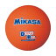 ミカサ MIKASA 4907225100453 D2 O ドッジ2号 教育用 ゴム オレンジ 教育用ドッジボール2号 D2-O 2号球 ミカサハンドドッチ教育用ドッジボール2号D2