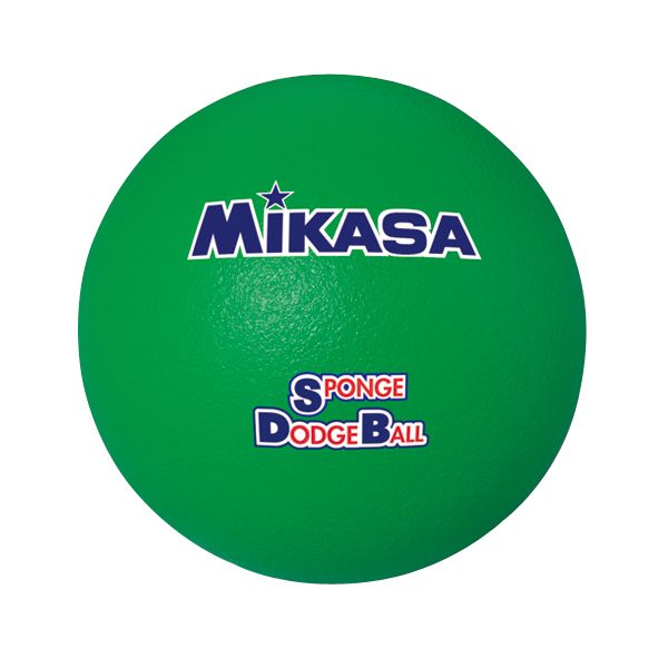 ミカサ MIKASA 4907225101795 STD－18 G スポンジドッジ円周57cm 緑 スポンジドッジボール グリーン STD18 STD-18-G STD18-G 135g