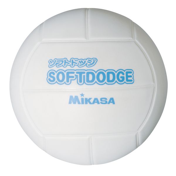 ミカサ MIKASA 4907225101894 LD－W ソフトドッジ円周52－60cm PVC 白 ソフトドッジボール ホワイト レジャー用ボール LDW PVCノンフタ..