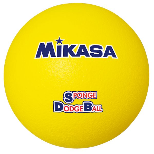 ミカサ MIKASA 4907225101979 STD−21 Y スポンジドッジ円周66cm 黄 スポンジドッジボール イエロー STD21 STD-21-Y STD21-Y 210g
