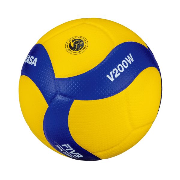 ミカサ MIKASA 4907225880980 V200W バレー5号 国際公認球 黄／青 バレーボール FIVB主催大会使用球 検定球5号 5号球 バレーボール5号球 バレーボール国際公認球 2