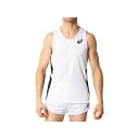 アシックス 4550214792056 2091A124 M’S RUNNING SHIRT BホワイトxBK サイズ：M