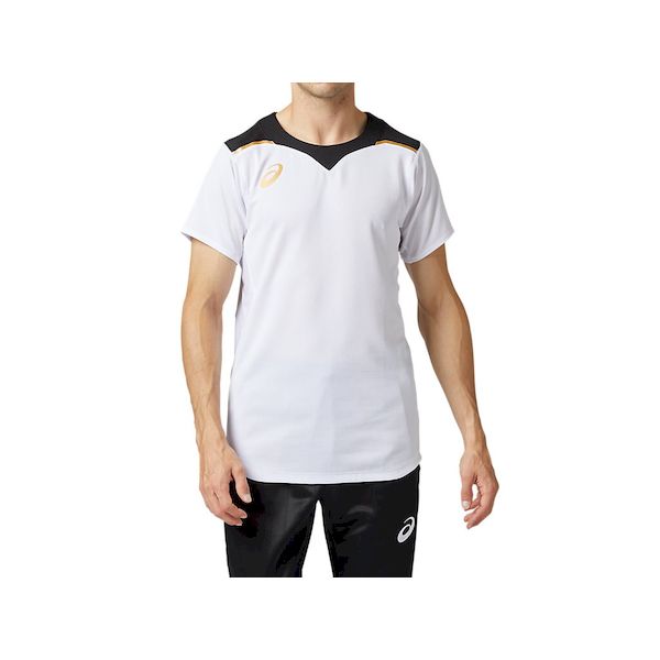 アシックス 4550215994404 2051A113 ゲームシャツHS Bホワイト サイズ：XL