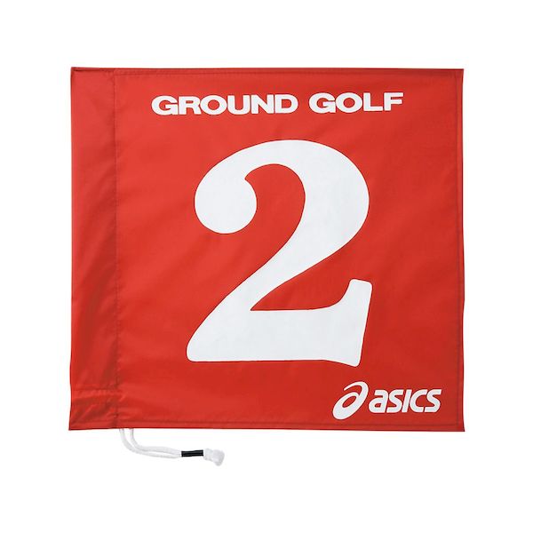 アシックス 4991925823941 GGG065 旗1色タイプ レツド サイズ：1 レッド GGG065-23 グラウンドゴルフ EQレクリエーション グランドゴルフ ニュースポーツ