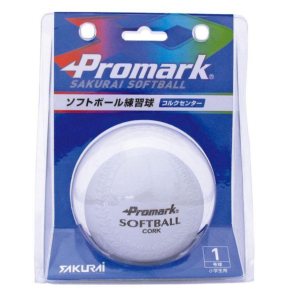 【11/25限定!抽選で最大100%ポイントバック】4982724142692 PROMARK SB−801N ソフトボール練習球 1号球 色:ホワ...