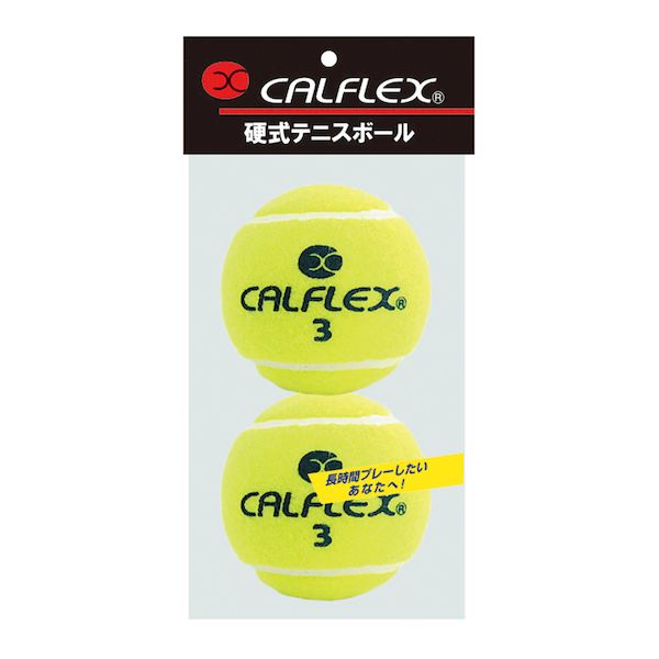 4982724222899 CALFLEX LB－450 ノンプレッシャー・硬式テニスボール 2P 色：イエロー