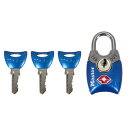 MASTER LOCK 0071649298868 4689JADBLU シリンダー式TSAロック ブルー