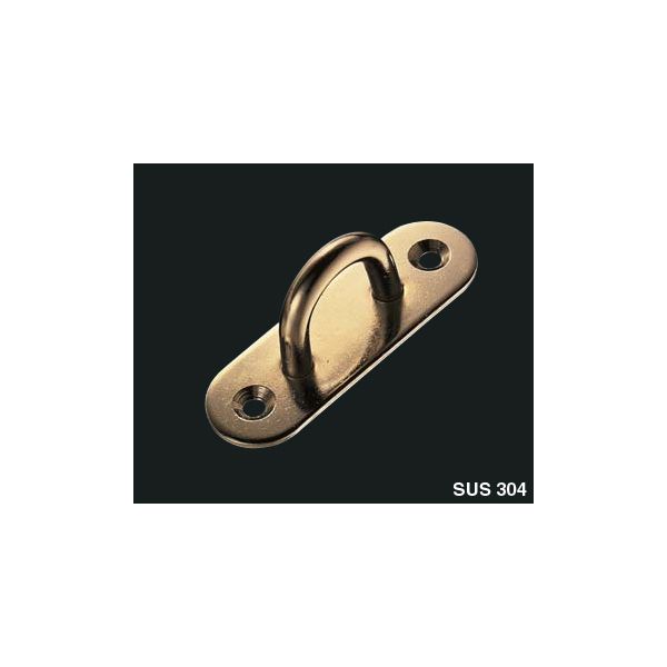 ふじわら アイオウル PD-6E ブロンズパッドアイ 6mm SUS304ステンレスブロンス酸化発色加工 線径6mm PD6E