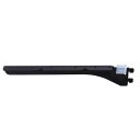 【即納在庫品】和気産業 4903757317659 WPS010 1×4ピラシェル棚受 左用 256mm 黒
