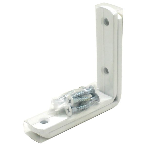 (LINEクーポン有)コンテック 4935772110038 BK−099 カラー化粧アングル 75X75mm 2枚入り 白