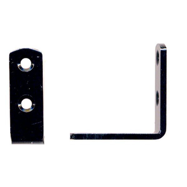 (LINE coupon available) CONTEC 4935772120013 BK-091 Color Decorative Angle 45x45mm 2 pieces Black