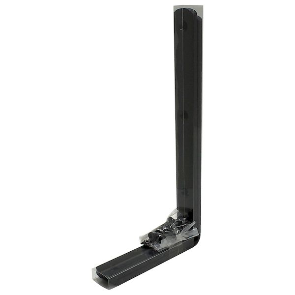 (LINE coupon available) CONTEC 4935772120082 BK-106 Color Decorative Angle 90x180mm 2 pieces Black