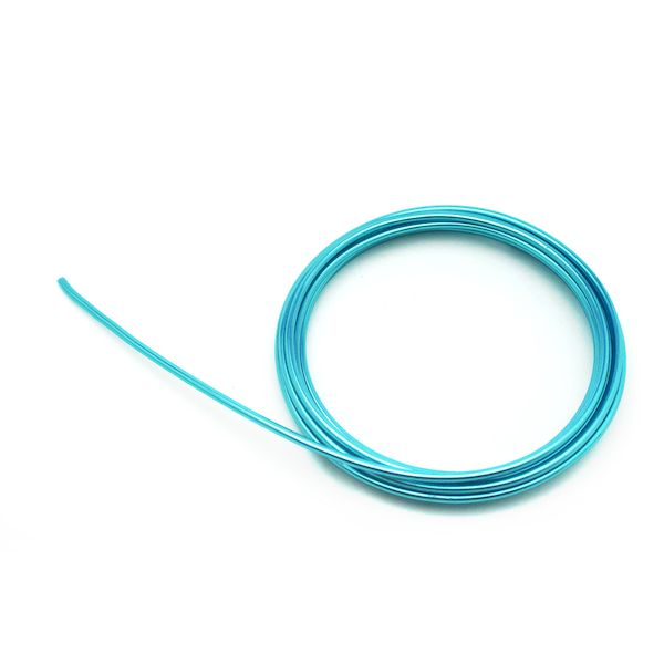 【11/25限定!抽選で最大100%ポイントバック】日本化線 4938901732217 デザインワイヤー 自遊自在 wire COLOR メタリックブルー 線...