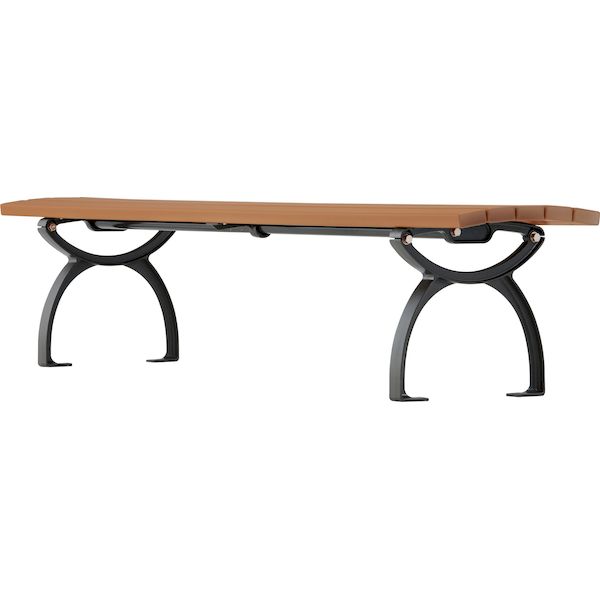 Wooden - モリマーキンキ EG-1800B‐RPウッド 直送 代引不可・他メーカー同梱不可 再生木材ベンチ EG−18シリーズ RPウッドタイプ 背なし EG1800B‐RPウッド