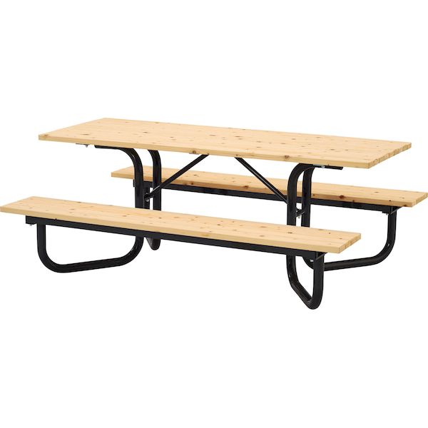 モリマーキンキ HB-1508KN 直送 代引不可・他メーカー同梱不可 ひのき材テーブルベンチ ユニバーサルデ..