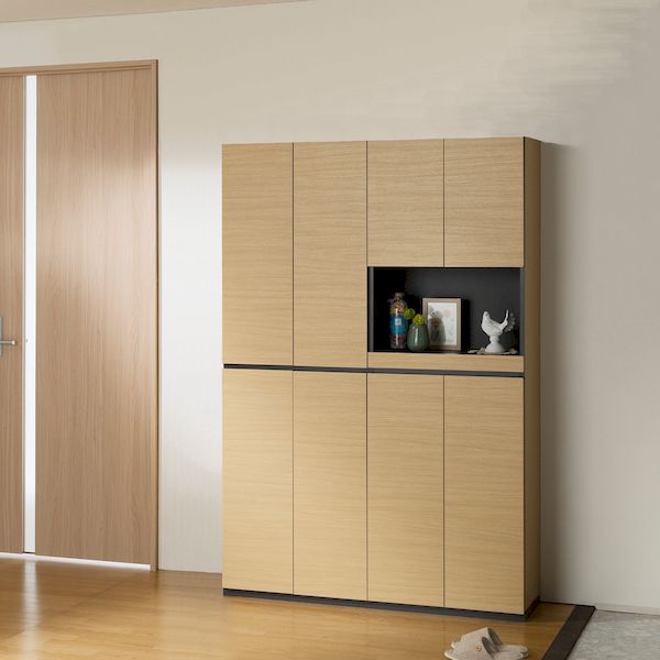 【お客様組み立て】【個数:1個】白井産業 PRE-1860CDNA 直送 代引不可・他メーカー同梱不可 壁面シューズラック ポルターレエントランス PRE1860CDNA 下駄箱 [3]