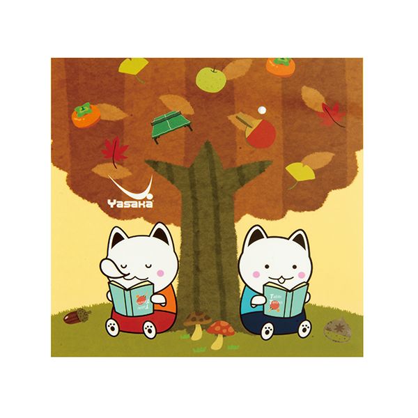 (LINEクーポン有)ヤサカ 4545326750896 【12個入】 にゃんこカラーシート 秋